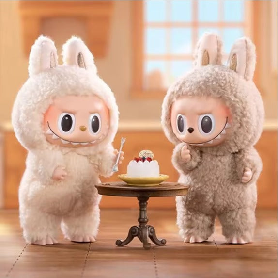 POP MART Labubu, Kawaii Monster Series Labubu, Macaron Pendant Doll Monster Keychain Birthday Gift.