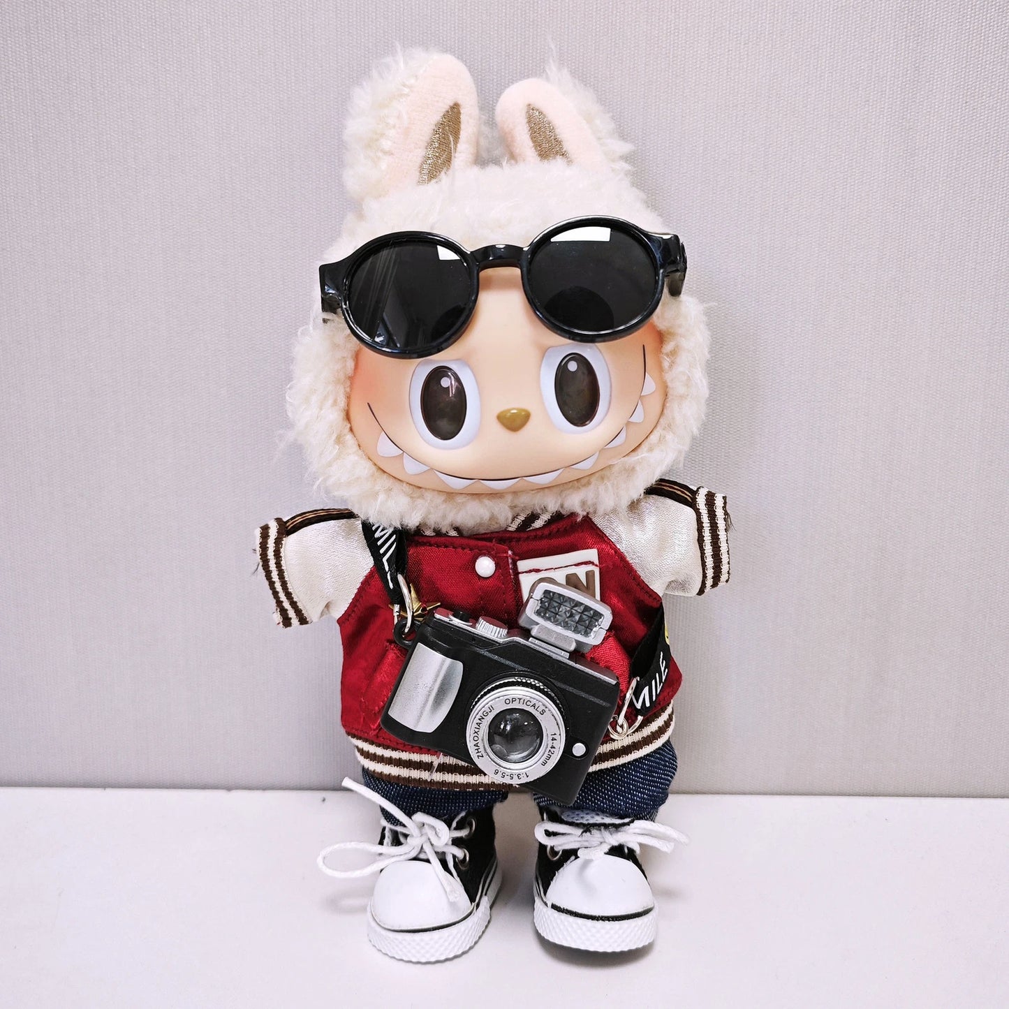 DIY Baseball Clothes Set for POP MART LABUBU Plush Monsters DOLL Not included