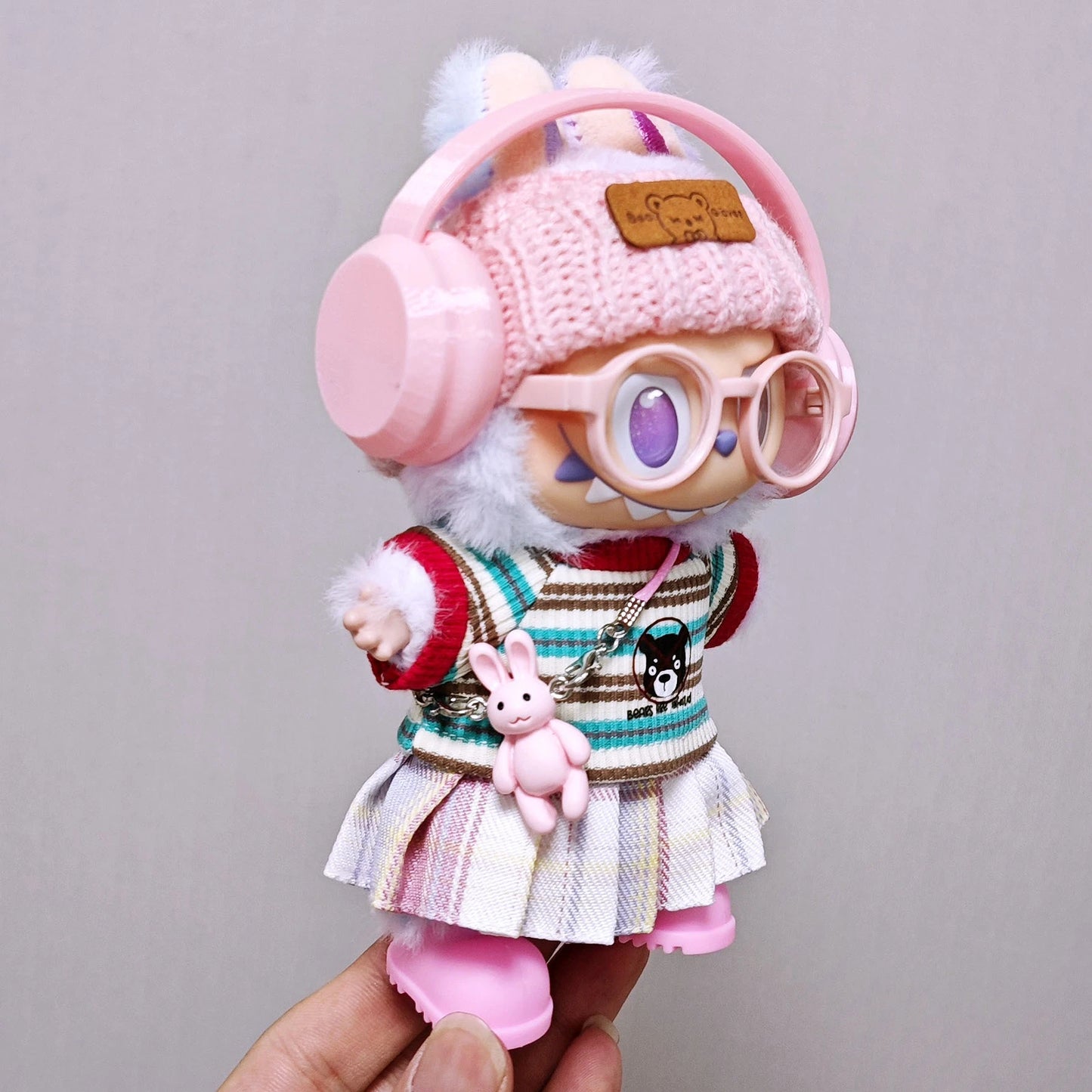 Clothes Set for POP MART LABUBU Plush Monsters DOLL Not included