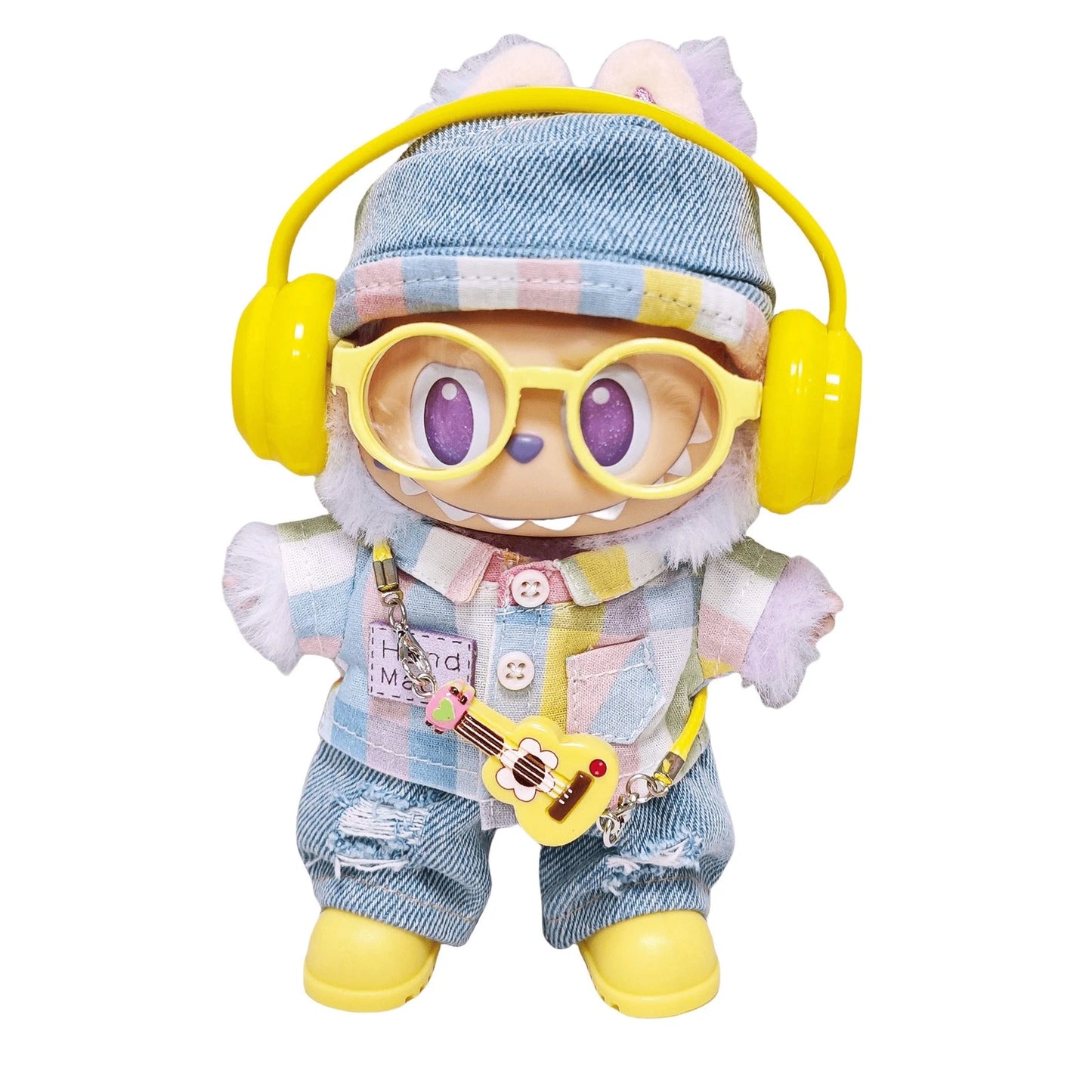 Clothes Set for POP MART LABUBU Plush Monsters DOLL Not included